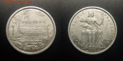 МОНЕТЫ МИРА 03-18 - Франц. Полинезия - 1 франк (1979) «Вид гавани»