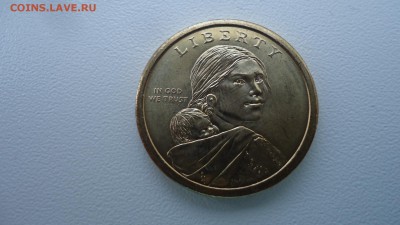 США 1 ДОЛЛАР САКАГАВЕИ 2011 ТРУБКА МИРА - DSC04406.JPG