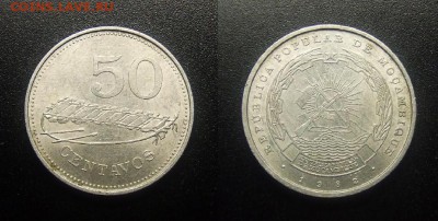 МОНЕТЫ МИРА 03-18 - Мозамбик - 50 сентаво (1982) «Национальный музыкальный инструмент»