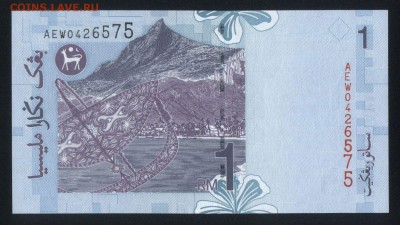 Малайзия 1 ринггит 1998 unc 18.03.18 22:00 мск - 1