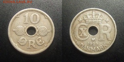 МОНЕТЫ МИРА 03-18 - Дания – 10 эре (1925)