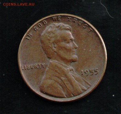 США 1 ЦЕНТ 1955 - 8 001