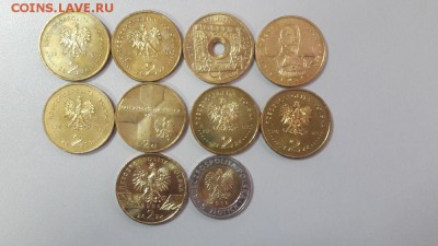 Польша 2 злотых, не частые 1996-2004 гг по Фиксу, до 20.03 - польша-1
