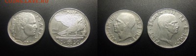МОНЕТЫ МИРА 03-18 - Италия - набор (20ч. + 50ч.) (1940) №2-2
