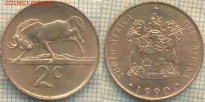 ЮАР 2 цента 1990 г., до  20.03.2018 г. 22.00 по Москве - ЮАР 2 цента 1990  416