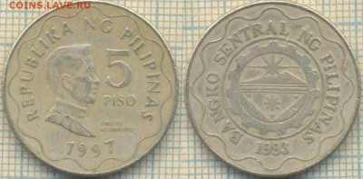 Филиппины 5 писо 1997 г., до 20.03.2018 г. 22.00 по Москве - Филиппины 5 писо 1997  334