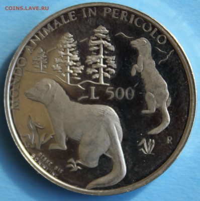 С РУБ. САН МАРИНО 500 лир 1993г.  ХОРЬКИ  ПРУФ  до 20.03 - IMG_1426.JPG