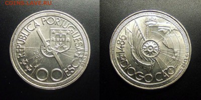 МОНЕТЫ МИРА 03-18 - Португалия – 100 эскудо (1987) «Мореплаватель Диогу Кан»