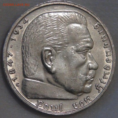 Германия-Третий рейх 5 рейхсмарок 1939 G - 18.03.18 вс.22-30 - DSC00376.JPG