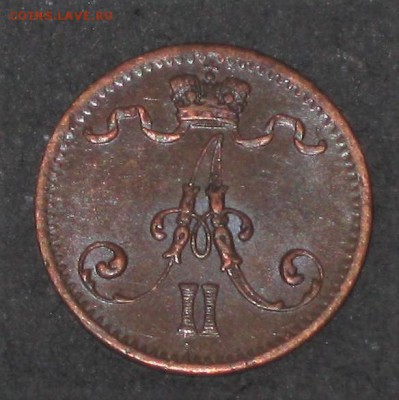 1 пенни 1875 г. АU. - пенни а
