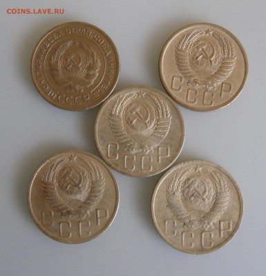 5 копеек 1930,48,49,54,55г (5шт) до 19.03.18г 23.00 МСК - 2