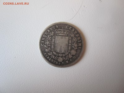 Италия, 50 чентезимо 1860 с 1500 руб. до 18.03.18 20.00МСК - IMG_0589.JPG