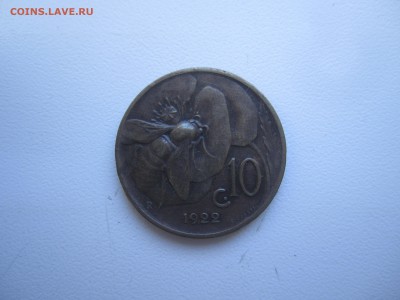 Италия, 10 чентезимо 1922 с 50 руб. до 18.03.18 20.00МСК - IMG_9834.JPG