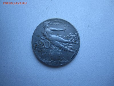 Италия, 20 чентезимо 1921 с 50 руб. до 18.03.18 20.00МСК - IMG_9885.JPG