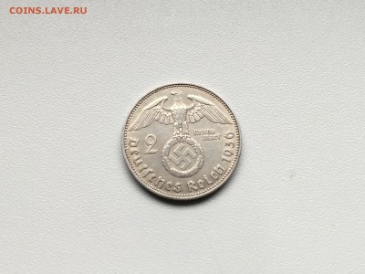 ГЕРМАНИЯ(РЕЙХ),2 рейхсмарки 1936D(Гинденбург)!до 18.03.2018 - IMG_20180308_143326_HDR