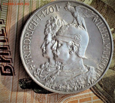 2 марки 1901 г. 200 лет королевству до 21.03. - ав 2 марки
