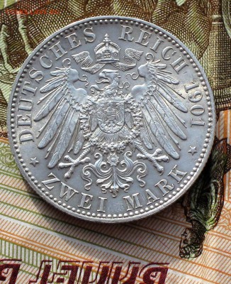 2 марки 1901 г. 200 лет королевству до 21.03. - 2 марки ав