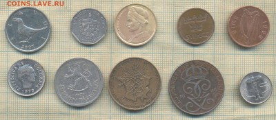 Иностранные монеты разные фикс по 10 руб - 10 1а