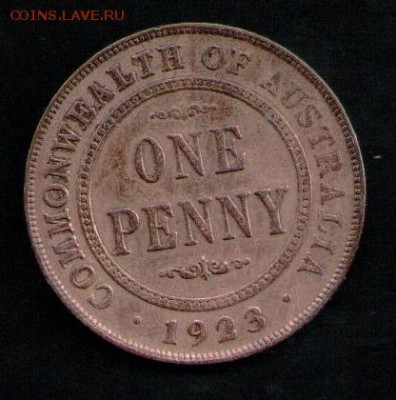АВСТРАЛИЯ 1 ПЕННИ 1923 - 7 001