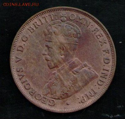 АВСТРАЛИЯ 1 ПЕННИ 1916 - 10 001