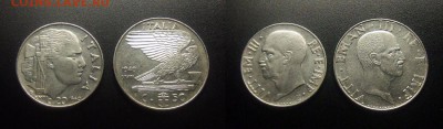 МОНЕТЫ МИРА 03-18 - Италия - набор (20ч. + 50ч.) (1940) №3-2