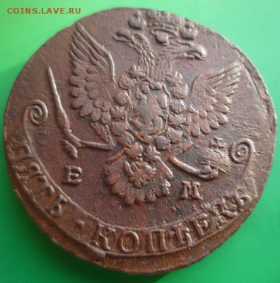 5 копеек 1781г.ем ,до 19.03 - 81-2
