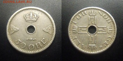МОНЕТЫ МИРА 03-18 - Норвегия – 50 эре (1946) №1-2
