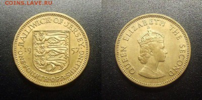 МОНЕТЫ МИРА 03-18 - Джерси - 0,25 шиллинга (1957) (XF) №5-2