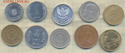 Иностранные монеты разные, фикс по 5 руб - 5 1а