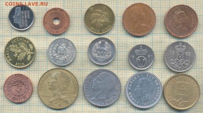 Иностранные монеты разные, фикс по 5 руб - 5 2а