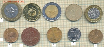Иностранные монеты разные, фикс цена по 15 руб - 15 2