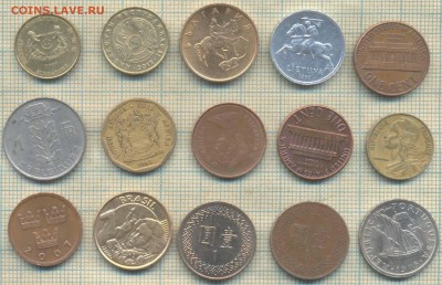 Иностранные монеты разные, фикс по 5 руб - 555