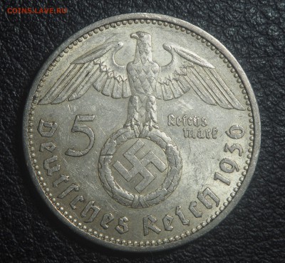 Германия 5 марок 1936 Красивая до 19.03.2018 в 22.00 - P3031959.JPG