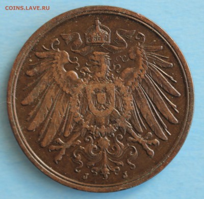С РУБ. КАЙЗЕРРЕЙХ 2 пфеннига 1913г."J" до 23.03 в 22-00 - IMG_1653.JPG