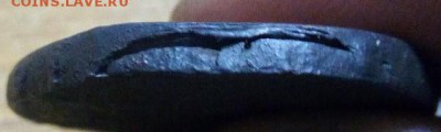 1 КОПЕЙКА 1756 Г (облачная ) гурт надпись,  брак - IMG_20180219_195155