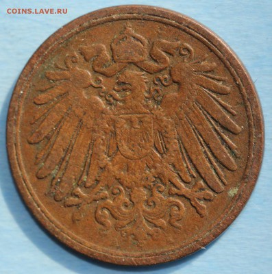 С РУБ. КАЙЗЕРРЕЙХ 1 пфенниг 1901г."А" до 24.03 в 22-00 - IMG_1645.JPG