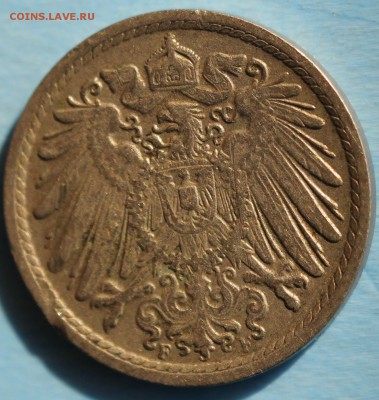 С РУБ. КАЙЗЕРРЕЙХ 5 пфеннигов 1912г."F" до 24.03 в 22-00 - IMG_1663.JPG