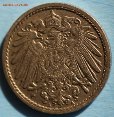 С РУБ. КАЙЗЕРРЕЙХ 5 пфеннигов 1913г."А" до 24.03 в 22-00 - IMG_1661.JPG