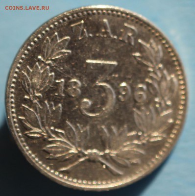 С 1 РУБ. Z.AFRIK.REP. 3 пенса 1896г. ПАУЛЬ КРЮГЕР до 24.3 - IMG_1550.JPG