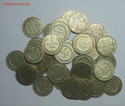 Латвия 1 лат 1924 2 лата 1925 - 2.JPG