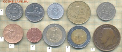 Иностранные монеты разные 2, фикс-цена 15руб - 15  2  3