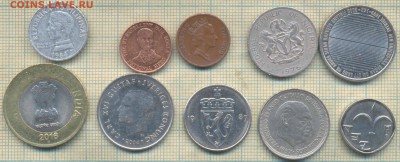 Иностранные монеты разные 2, фикс-цена 15руб - 15  2  2а