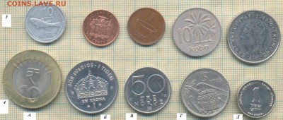 Иностранные монеты разные 2, фикс-цена 15руб - 15  2  2