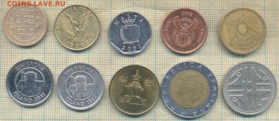 Иностранные монеты разные 2, фикс-цена 15руб - 15  2  1а