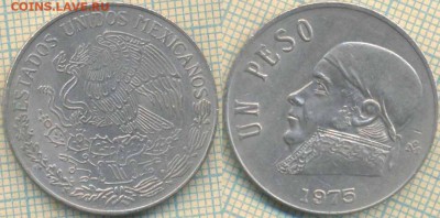 Мексика 1 песо 1975 г., до 25.03.2018 г. 22.00 по Москве - Мексика 1 песо 1975  60