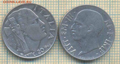 Италия 20с 1940 г. магн. и немагн., до 25.03.2018 г. 22.00 п - Италия 20с 1940 магн немагн  99