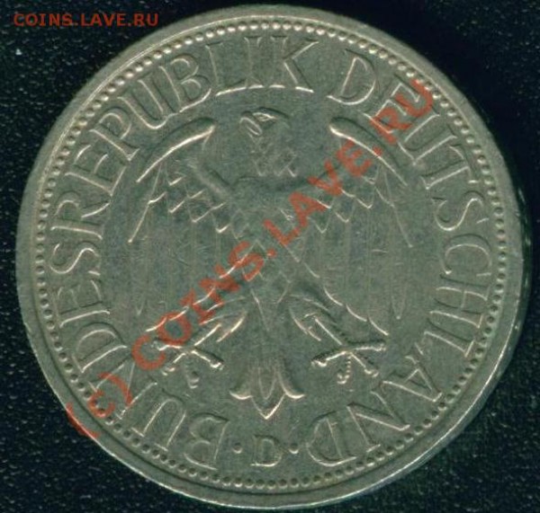 3 монеты Германии 5 марок 1935 и 1936 в серебре - 1 mark 1974 об.с. D.JPG