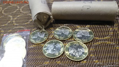 ФИКС = Китай 10 юаней - год КОЗЫ - 2015 UNC - рол коза