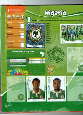 Альбом Panini FIFA World Cup 2014 с наклейками с 1р. до22.03 - img663