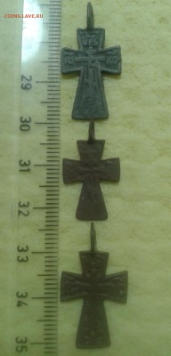 Лот крестиков(3 шт.) 17-18 в.в. - 17-18в - 1